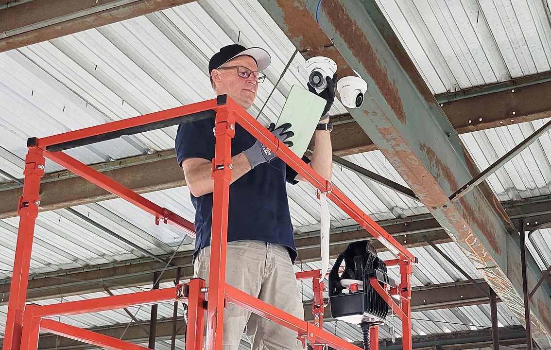 Security Cameras for 50,000 Sq. Ft. Warehouse and Shipping Yard